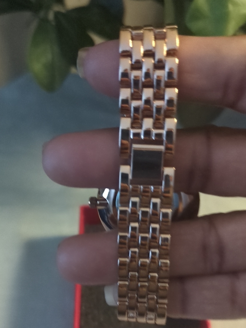 Kim Rogers Rose Gold and Silver Tone Women's Bracelet Watch - Picture 3 of 4